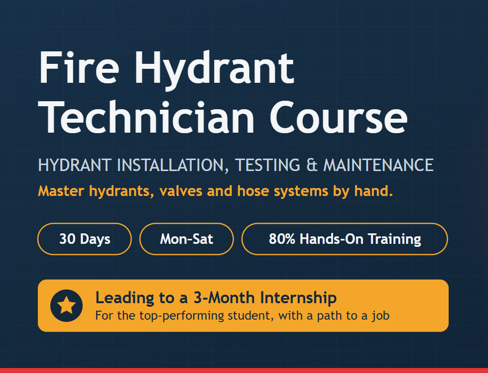 Fire Hydrant Technician Course